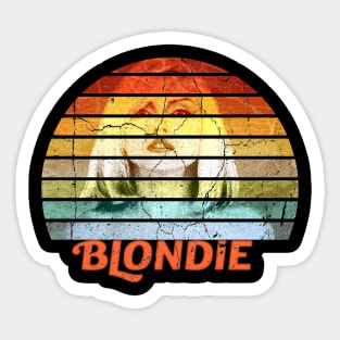 Blondie Vintage Retro Sticker